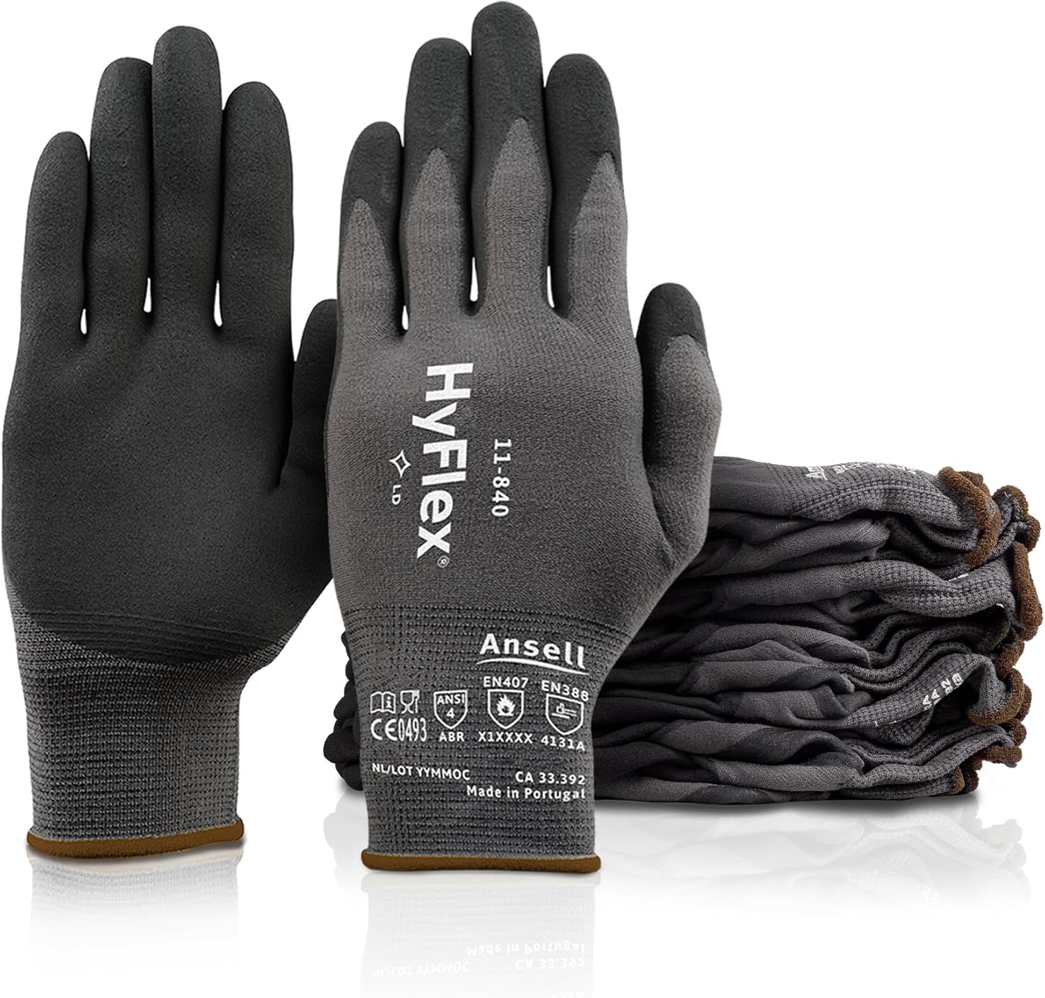 HyFlex Ergonomic Abrasion-Resistant Gloves for Automotive Use