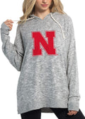 chicka-d NCAA womens Cozy Fleece Tunic - Soft Gametime Hoodie