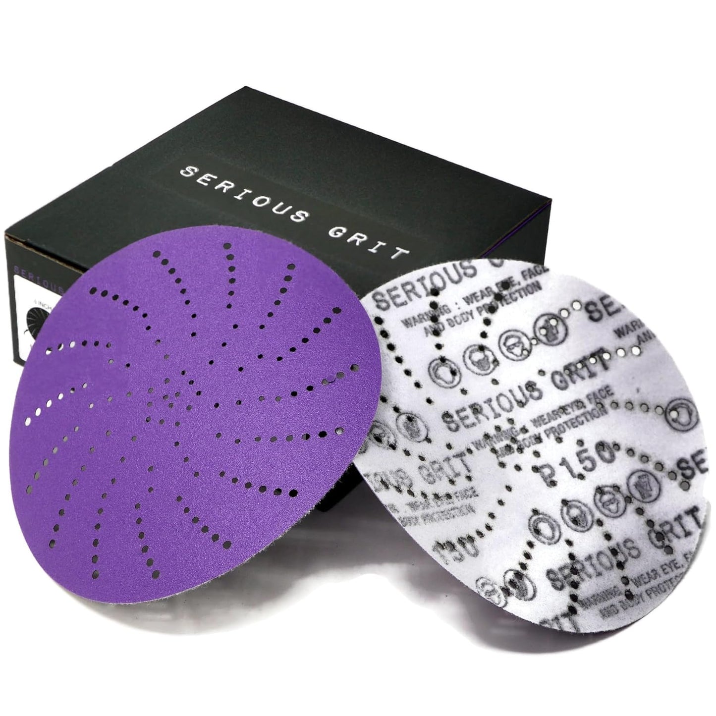 6-Inch Ceramic Multi-Hole Sanding Discs for Fast Cutting