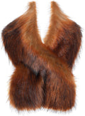 Faux Fur Shawl Wrap for Winter Bridal Wedding Cover Up