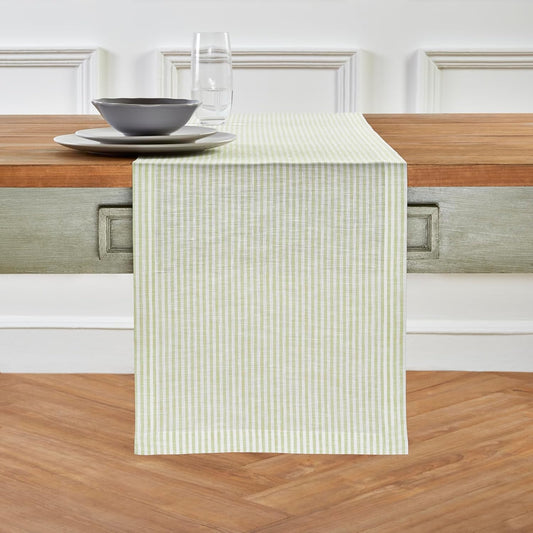 Solino Home Linen Table Runner 14 x 48 Inch for Stylish Decor