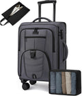 Carry On Luggage Airline Approved Softside Spinner - Lightweight
