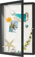 FrameWorks 12x18 Deep Shadow Box Frame - Black Woodgrain Display