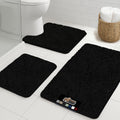 GORILLA GRIP Bathroom Rug Set 3 Piece - Plush, Absorbent Chenille