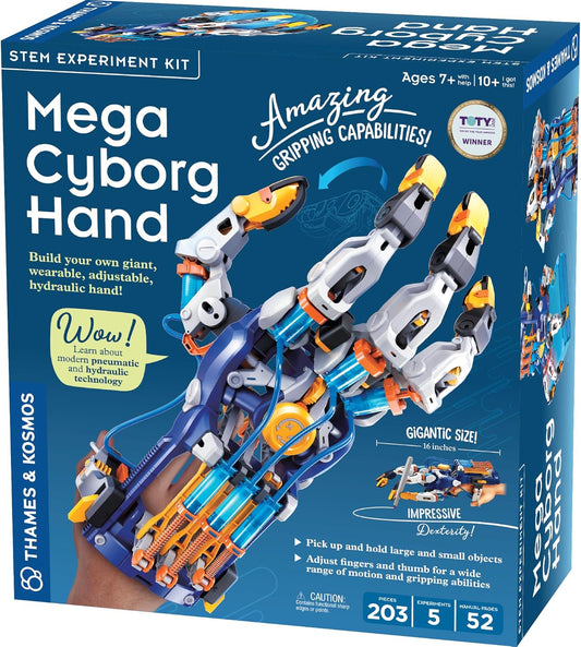 Mega Cyborg Hand STEM Experiment Kit for Amazing Gripping Fun
