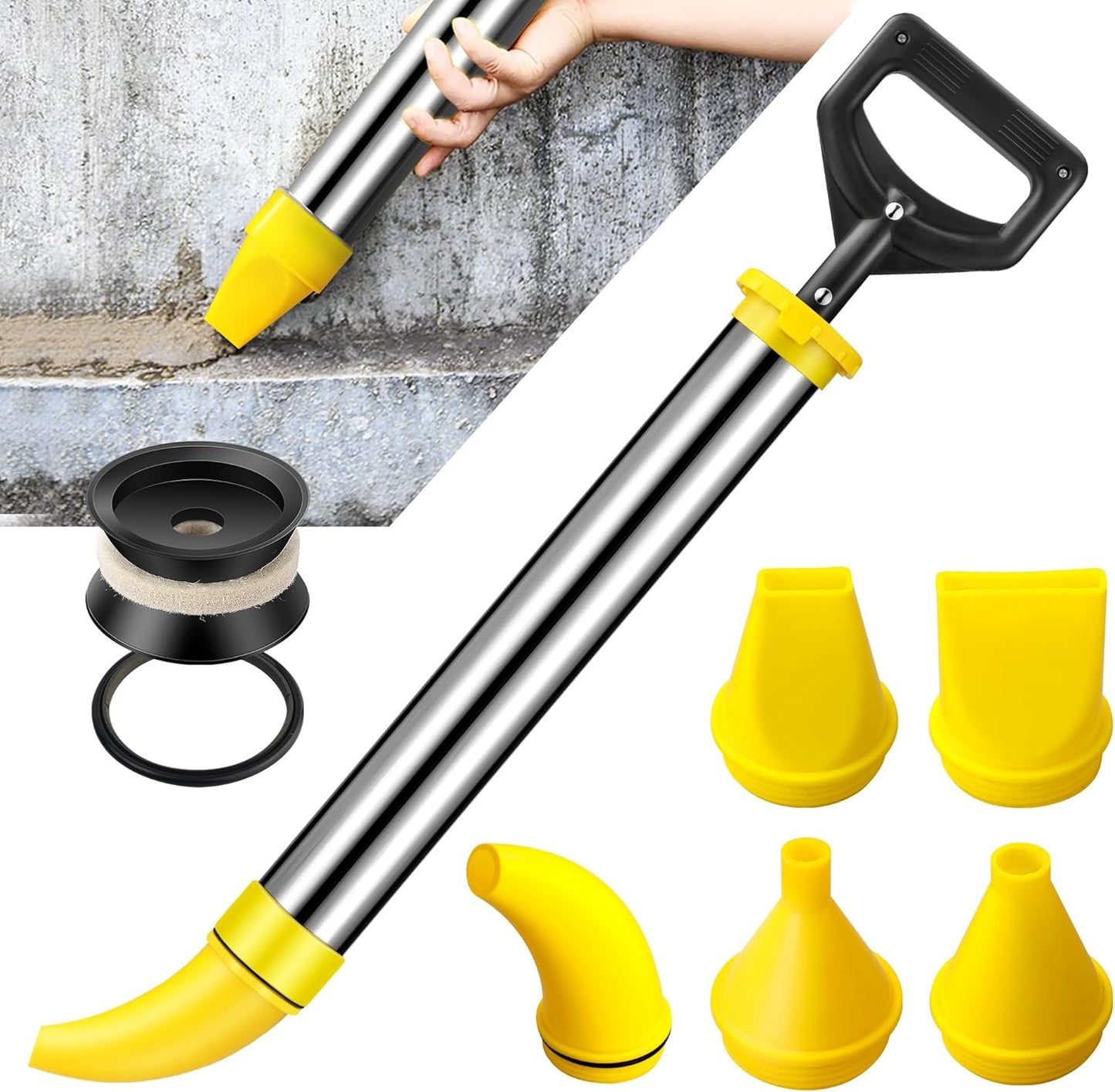 Stainless Steel Cement Mortar Grouting Gun for Efficient Sealing