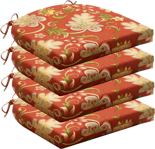 Outdoor Chair Cushions Set of 4 for Patio Furniture Comfort