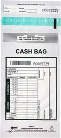 Clear Plastic Small Bank Deposit Bags 5x9 Pack of 1000 - Tamper