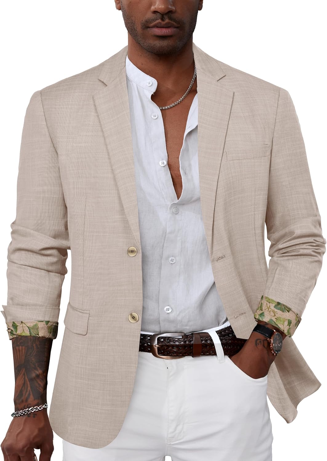 GRACE KARIN Mens Blazer Sport Coats for Casual Style