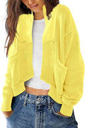 SENSERISE Womens Cardigan Cable Knit Open Front Chunky Cardigan