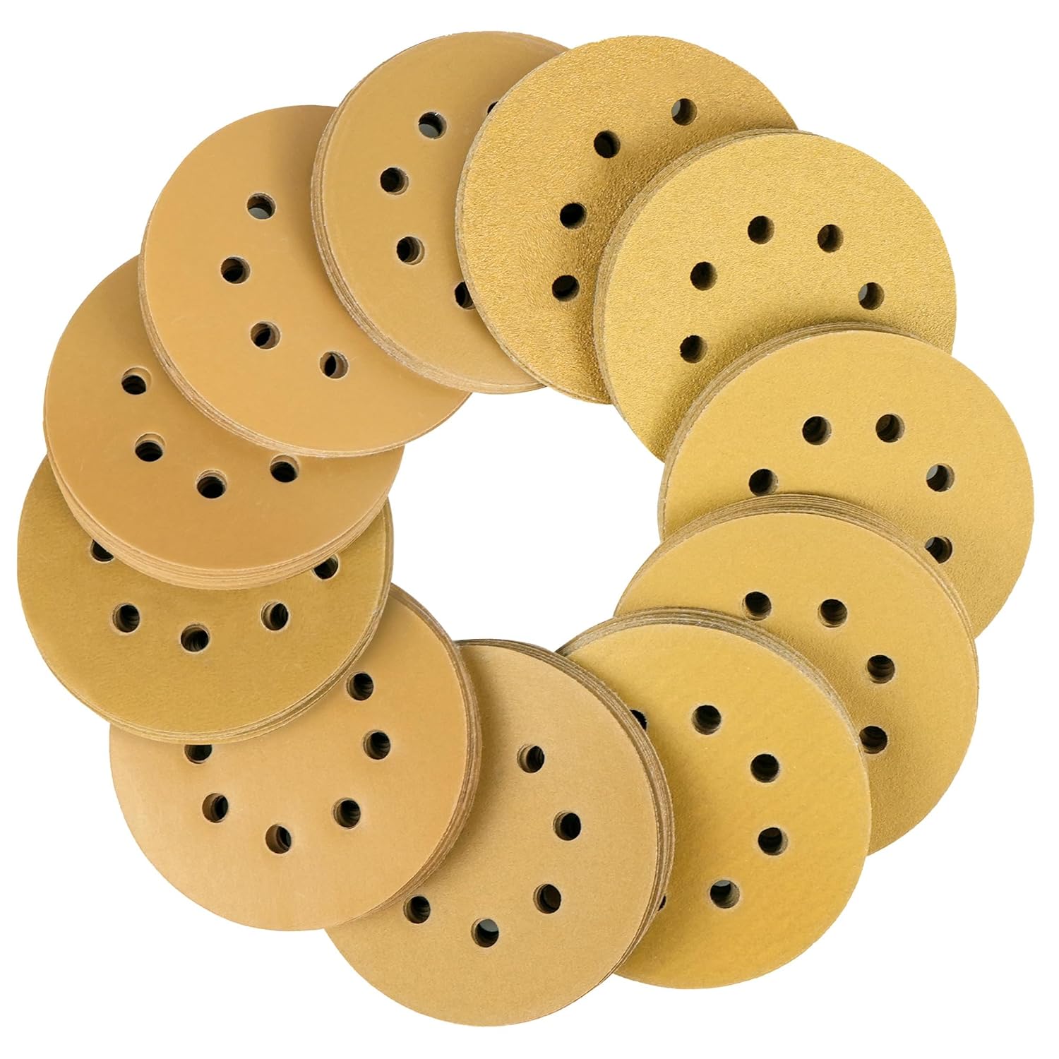 110PCS 5 Inch Sanding Disc Assortment