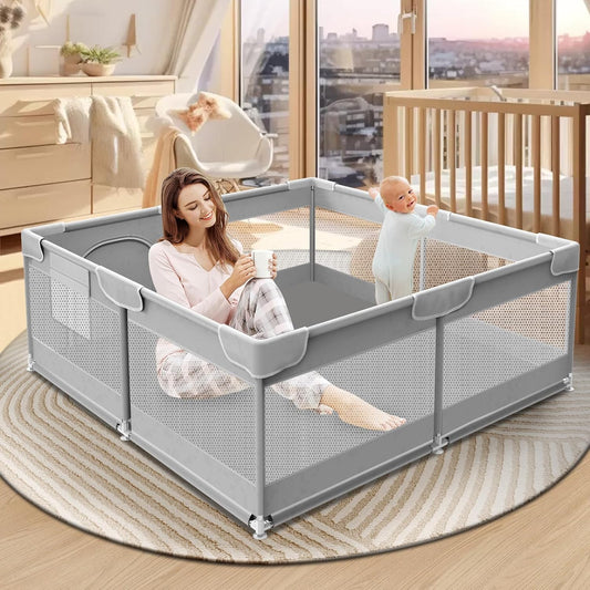 XVISHX Baby Playpen: Safe Play Space for Babies & Toddlers