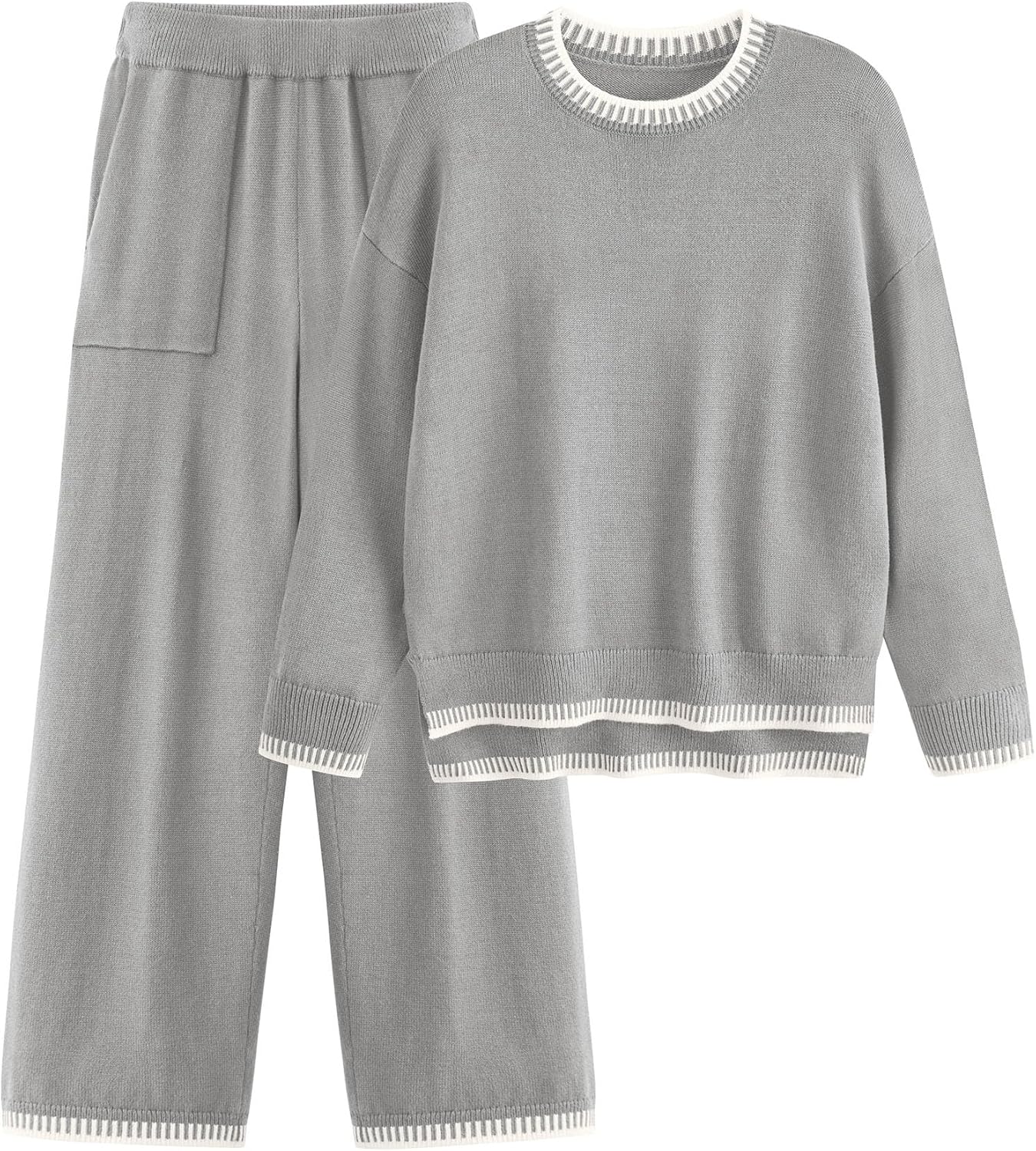 PRETTYGARDEN Women's 2 Piece Knit Sweater Outfit for Comfort