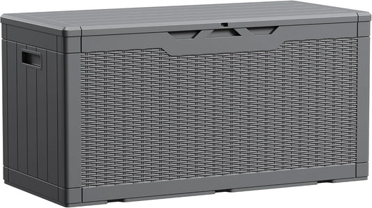 Devoko 100 Gallon Waterproof Resin Deck Box for Storage Needs