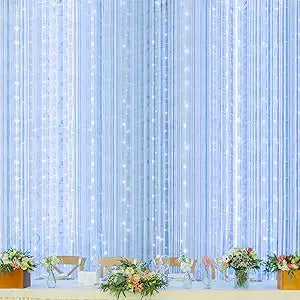 Twinkle Star 600 LED Window Curtain String Light for Events