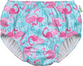 Green Sprouts Baby Girls Pull-Up Reusable Swim Diaper, Aqua Palm