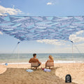 Beach Tent Sun Shelter 7ft8ft' Tall - Easy Setup Windproof Canopy