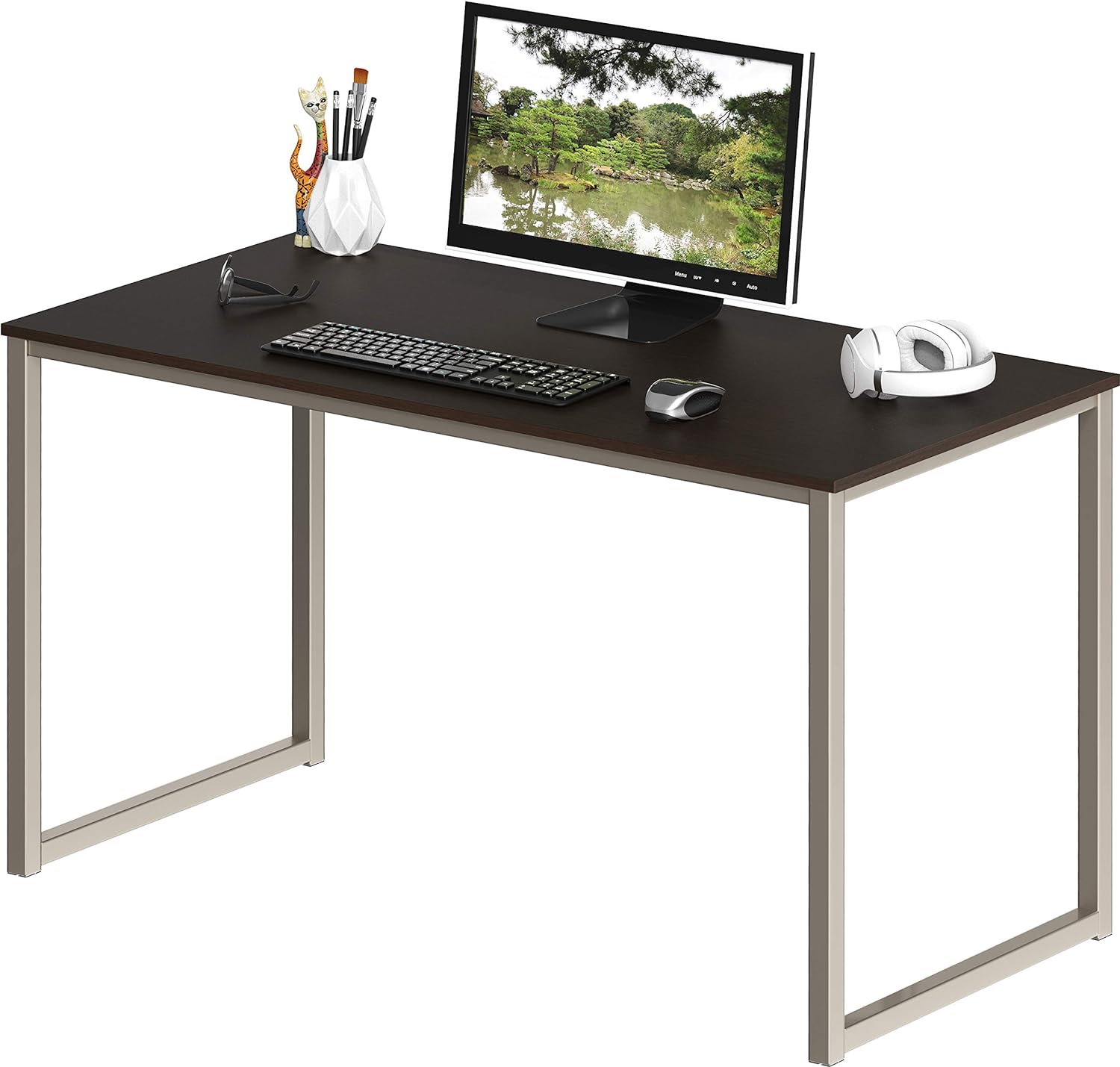 SHW Mission 40-Inch Home Office Computer Desk for Small Spaces