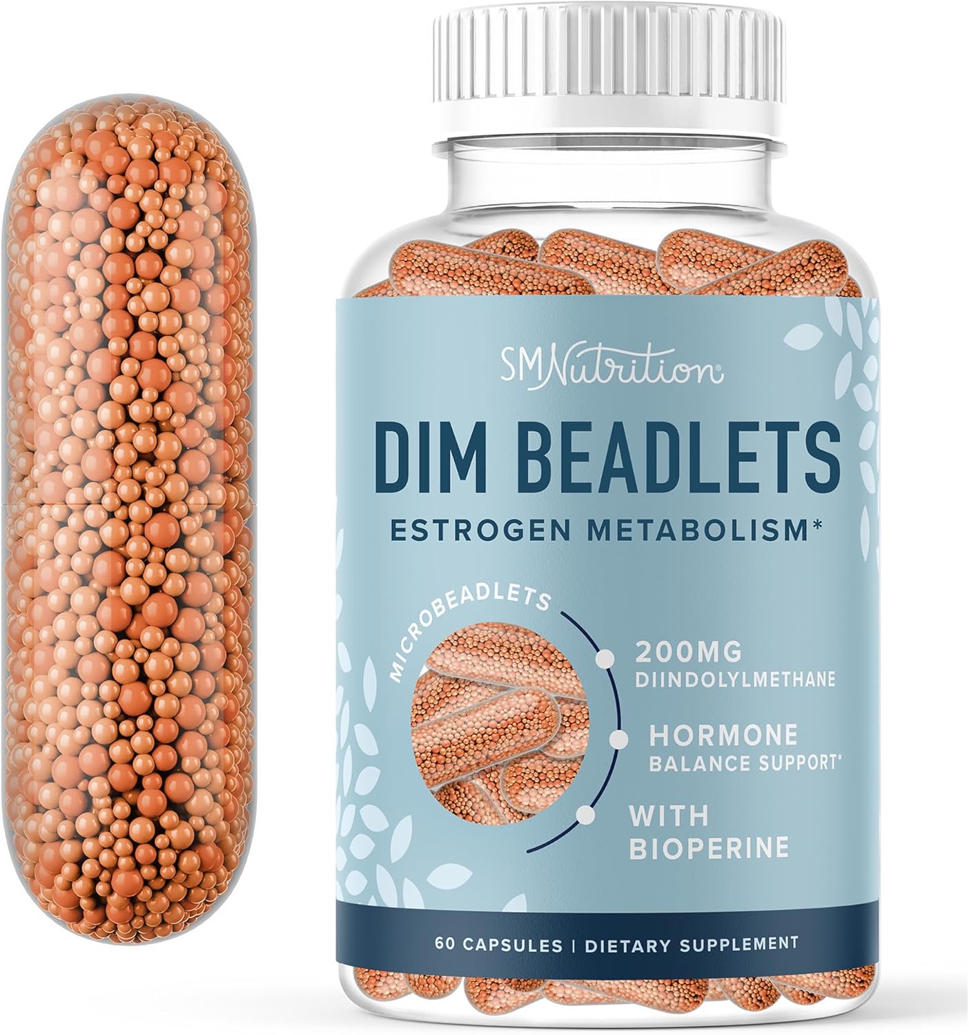 DIM Supplement 200 mg for Hormone Balance and Antioxidant Support
