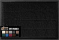 GORILLA GRIP Dirt Grabber Mesh Doormat 47x35 - Heavy Duty Dirt Control