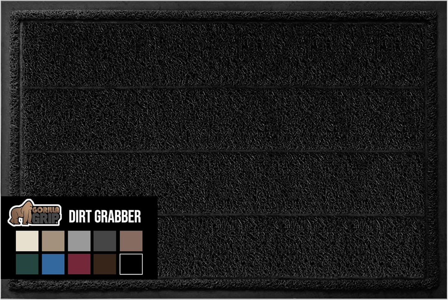 GORILLA GRIP Dirt Grabber Doormat for Indoor and Outdoor Use
