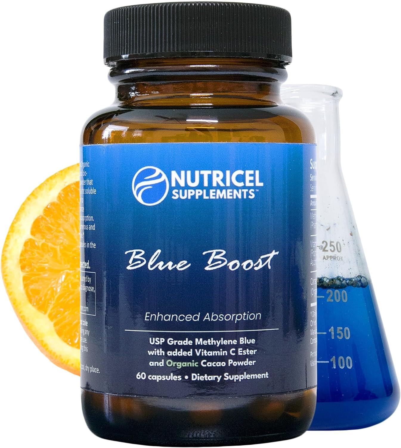 Methylene Blue Supplements with Vitamin C Ester for Focus and Clarity