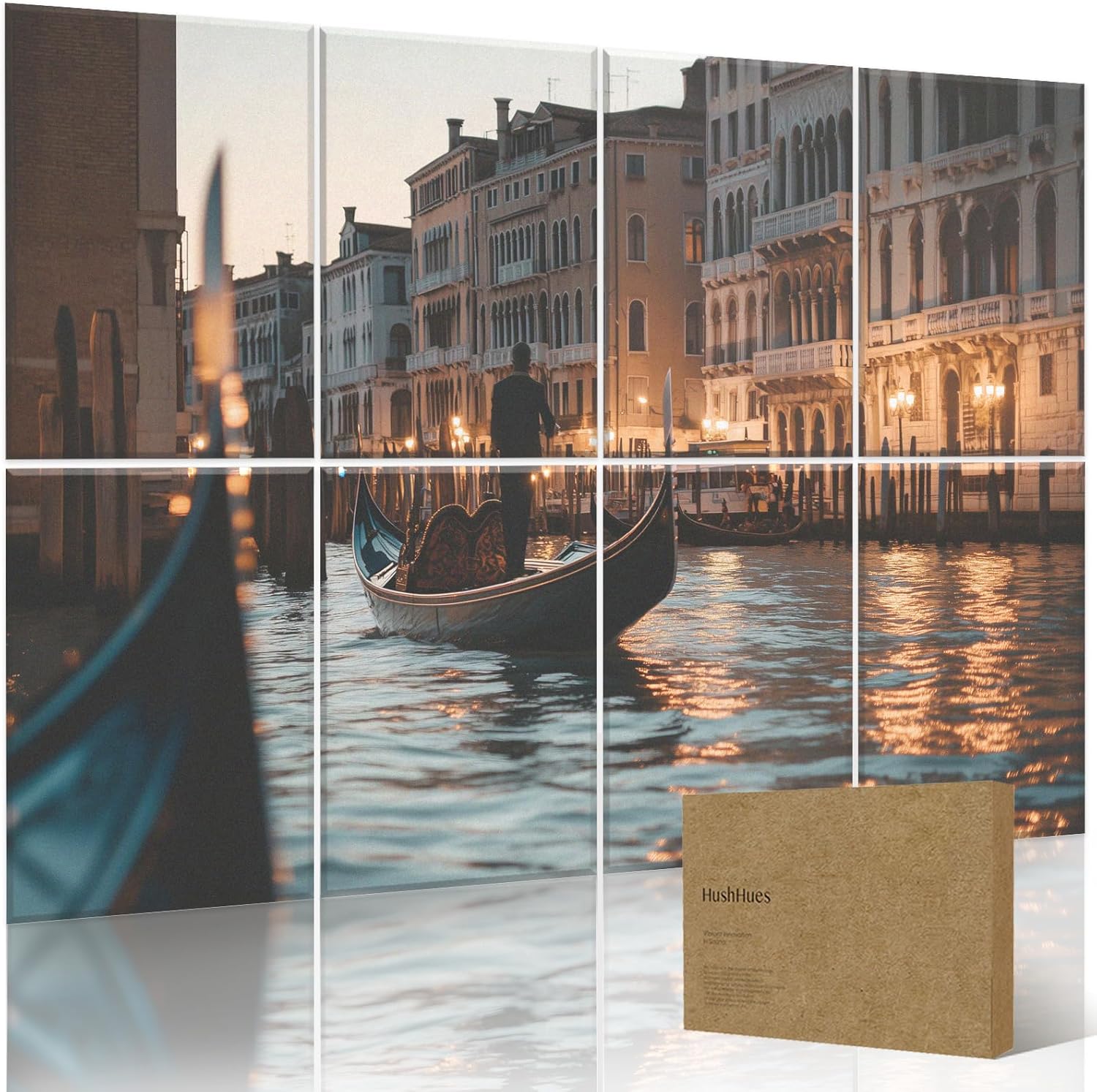 8-Pack Art Acoustic Panels for Stylish Sound Absorption