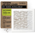 SABA Home Decor White Air Vent Cover 12 x 12 - Acrylic Waves