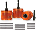 1/2 in, 3/4 in & 1 in Copper Pipe Cleaner Set - Durable Tube Cleaning