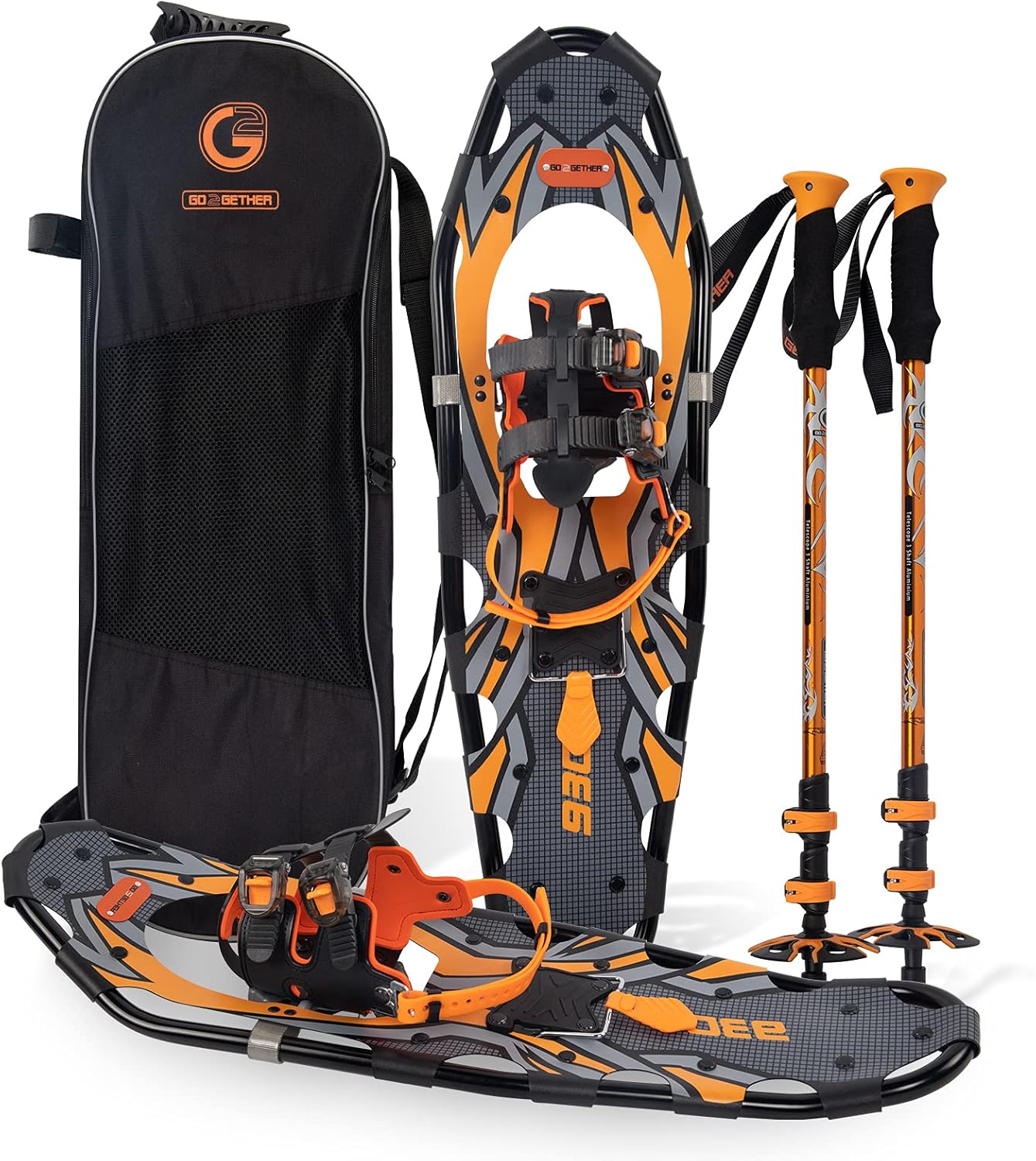 Light Weight Snowshoes with Toe Box and EVA Padded Binding