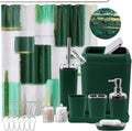 Dark Green Bathroom Accessories Set by XLHOMO for Style