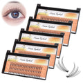 BODERMINCER 10D Individual Cluster False Eyelashes - Natural Look