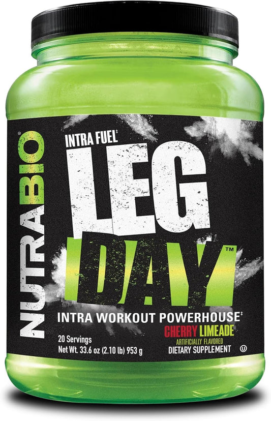 NutraBio Leg Day Intra Workout Powder for Ultimate Recovery