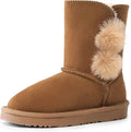 DREAM PAIRS Boys & Girls Winter Snow Boots - Warm, Easy Slip-On