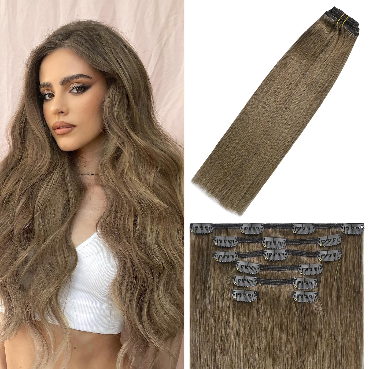WindTouch Clip in Hair Extensions for Natural Look and Comfort