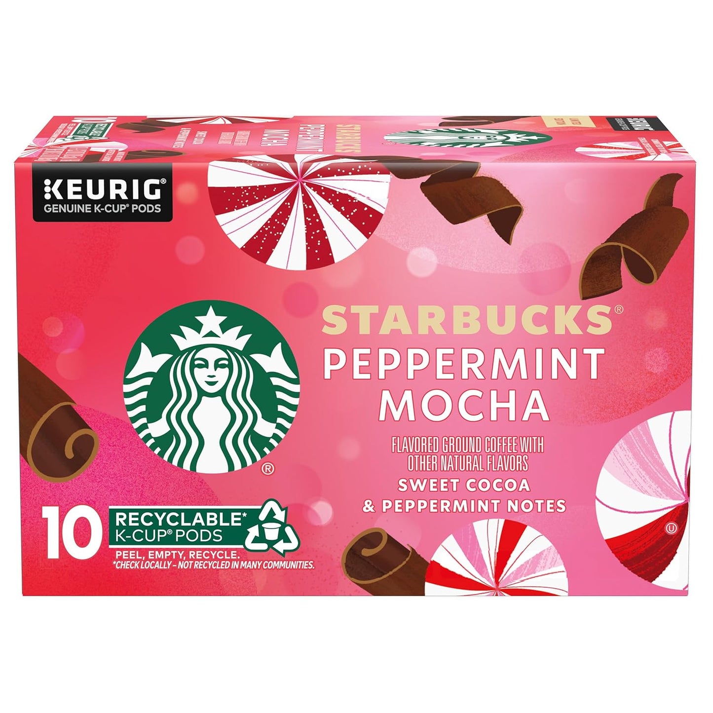Starbucks Peppermint Mocha K-Cups - Limited Edition Holiday Blend!