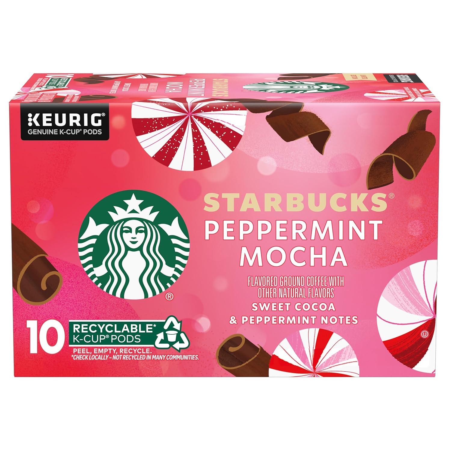 Starbucks Peppermint Mocha K-Cups - Limited Edition Holiday Blend!