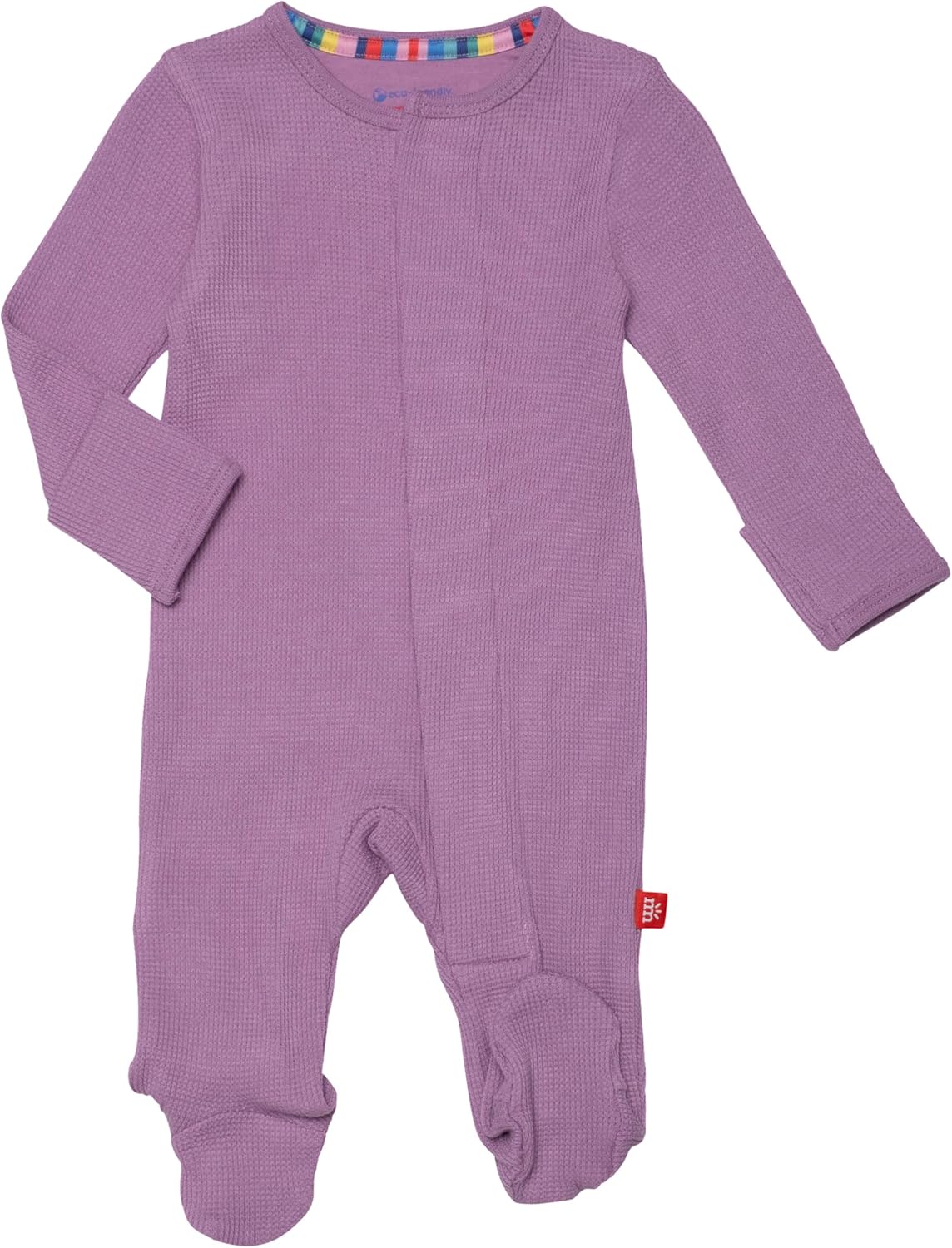 Magnetic Me Girls Modal Baby Footie Pajamas for Easy Dressing