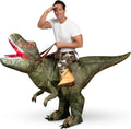 Inflatable Dinosaur Costume for Adults - T-Rex Ride-On Fun