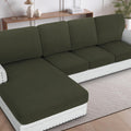 Sectional Couch Covers 4 Pieces L Shape Sofa Seat Cushion Covers