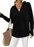 PRETTYGARDEN Womens Fall 2025 Zip Up Cardigan Sweater - Cozy Layering