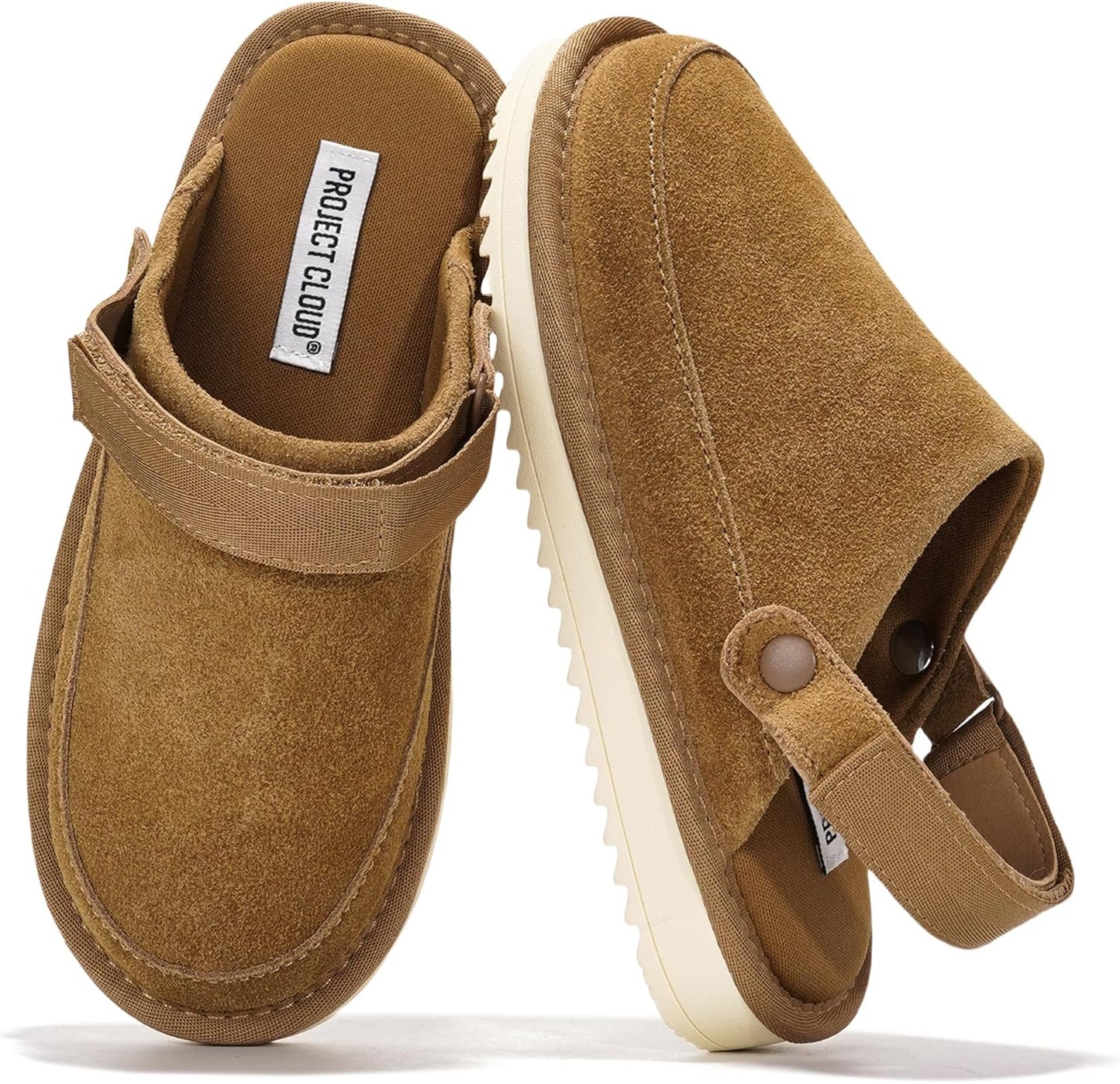 Project Cloud Kids Clogs - Genuine Suede Slip-on Sandals