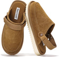 Project Cloud Kids Suede Clogs with Back Strap - Lightweight Memory