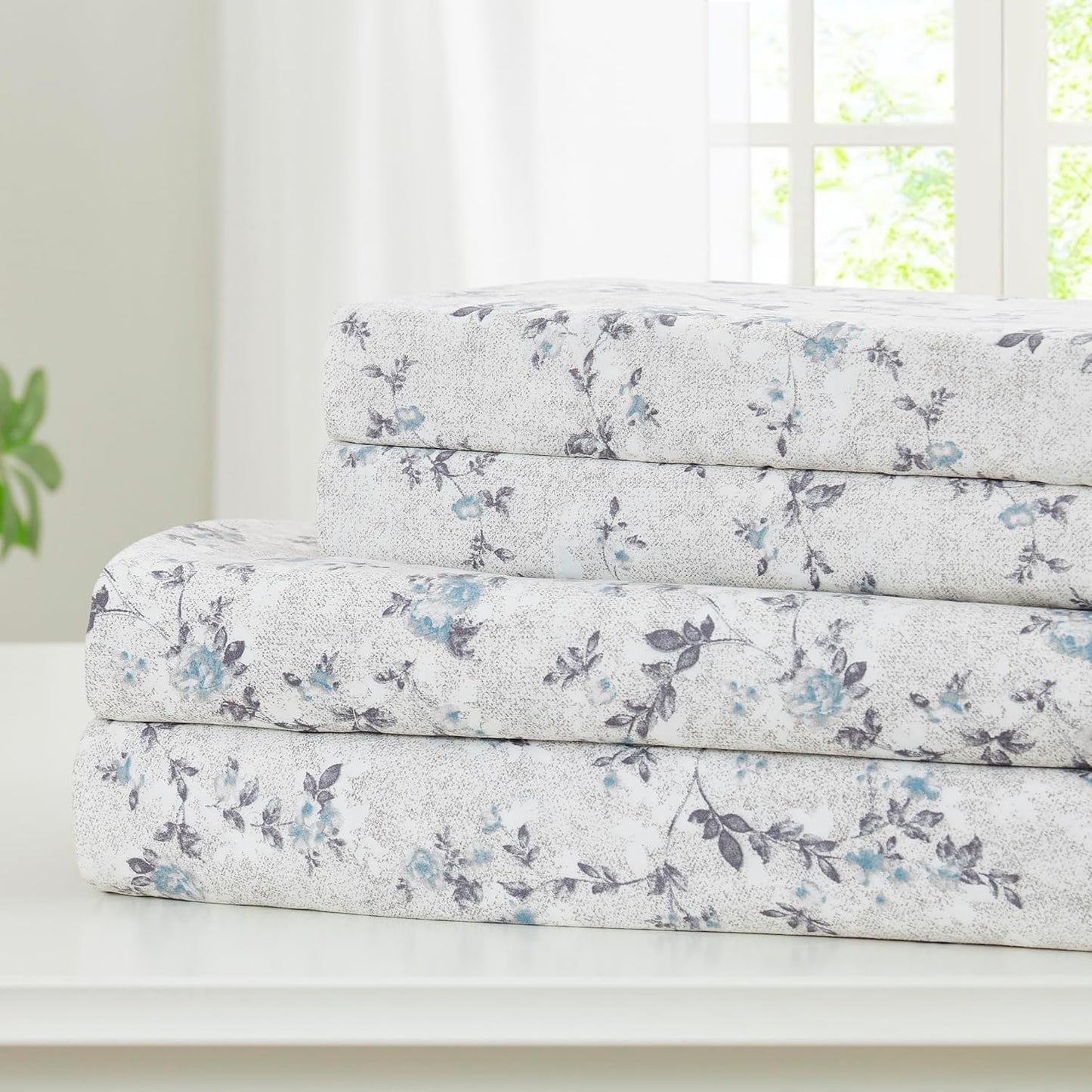 Luxurious Microfiber Bed Sheets Set for King Size Comfort