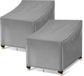 Outdoor Chair Covers Waterproof 2 Pack - Heavy Duty 36in x 37in x 36in