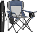 Camping Chair Folding Oversized Chair - Comfortable, Heavy-Duty
