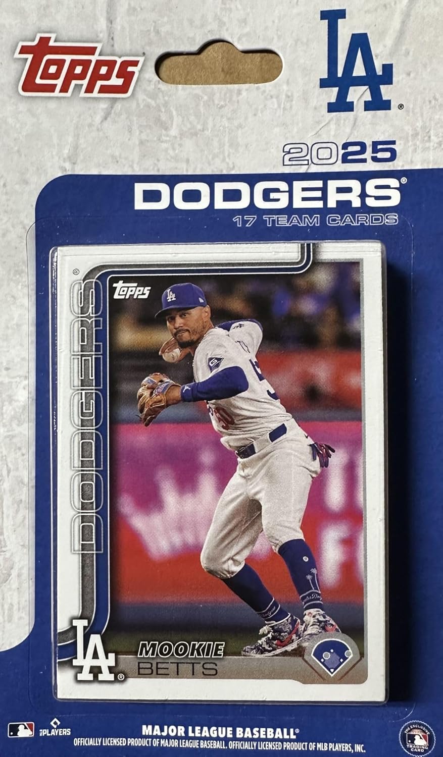 2025 Topps Los Angeles Dodgers 17 Card Team Set with Stars