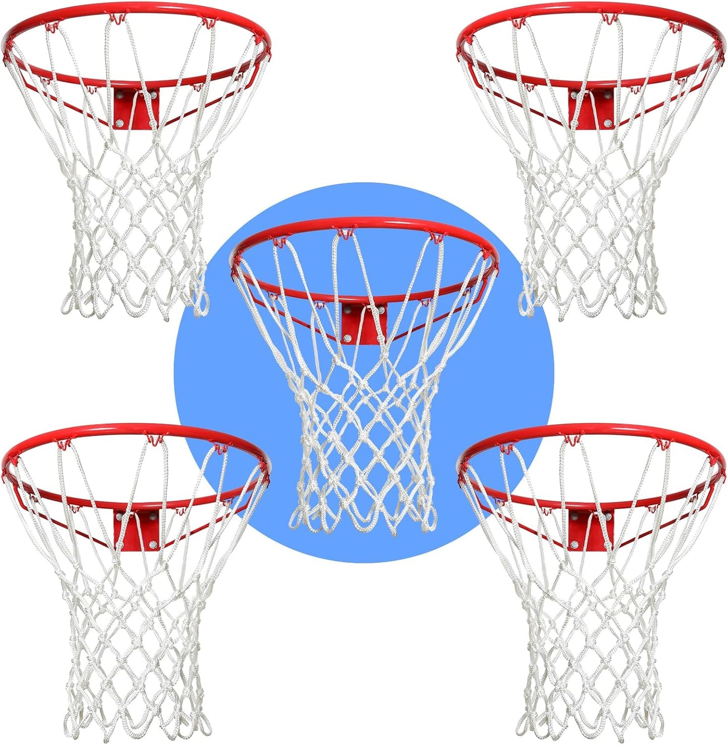 Professional Heavy Duty Basketball Net Replacement for Outdoors