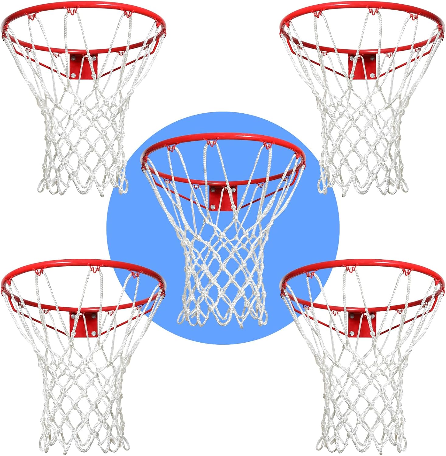 Professional Heavy Duty Basketball Net Replacement for Outdoors