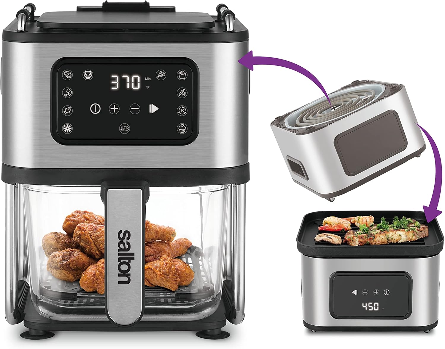 Salton Air Fryer | Healthy XL Cooking